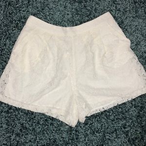 Hollister lace shorts